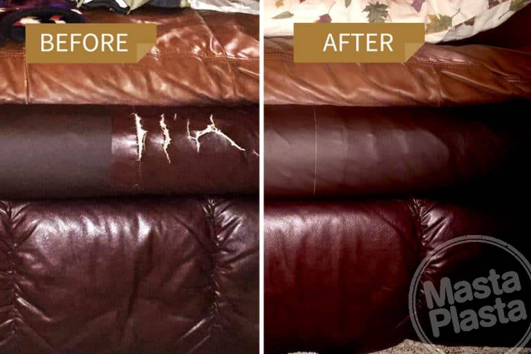 leather sofa burn repair