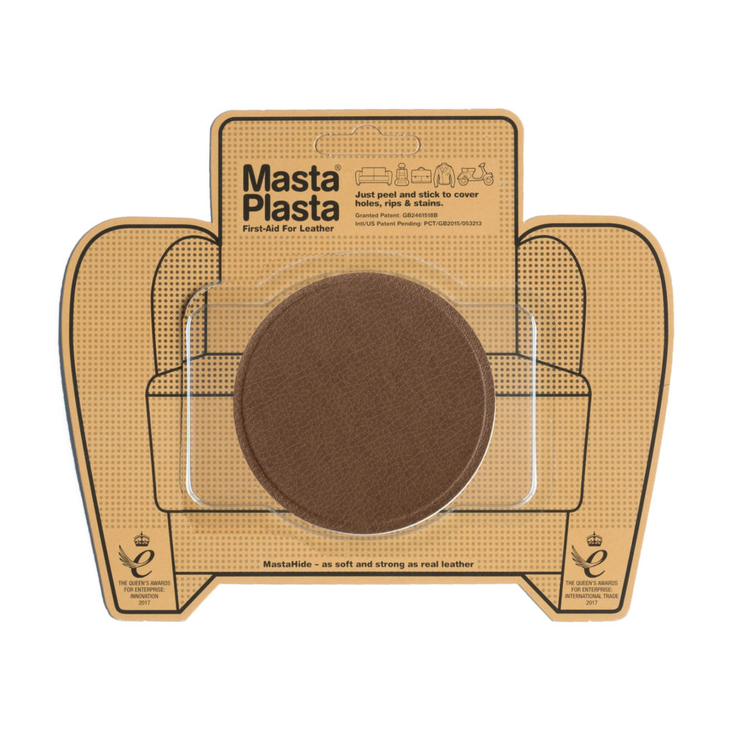 Leather Repair Patch | Large Plain Circle – 8cm x 8cm