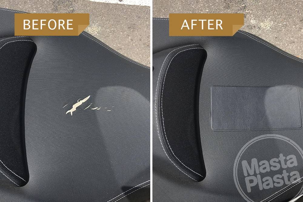 Grey 5cm x 5cm MastaPlasta Self-Adhesive Repair Patch
